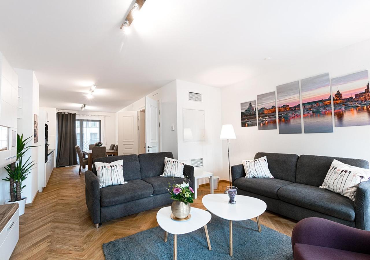 Familienapartment mit Blick zur Frauenkirche Dresden Exterior foto